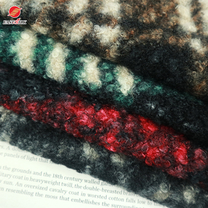 Shaoxing Textile Wholesale Raw <strong>Material</strong> 100% Polyester Print Polar <strong>Sherpa</strong> Boucle Fleece Fabric for Winter Coat - Product Image 2