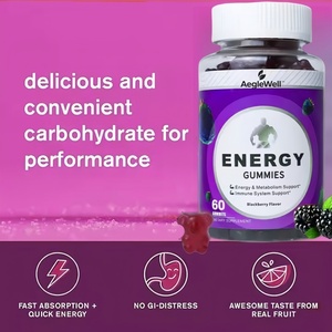 AegleWell, Etiqueta Privada, fortalece los huesos, bebida energética, gomitas, suplemento energético todo el día, gomitas, vitamina B12, gomitas energéticas de frutas - Product Image 6