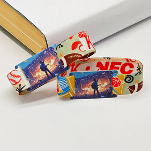 Biểu tượng tùy chỉnh NFC đàn hồi dây đeo cổ tay hoạt động sự kiện RFID Vòng đeo tay - Product Image 4