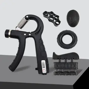 Best Selling Adjustable Hand Grip Set Countable Hand Strength Trainer Set Finger Exerciser Hand Grip Strengthener