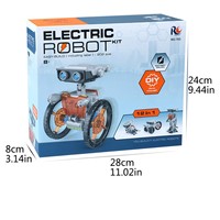 Kit Robot Électrique Solaire 12-en-1 en Plastique à Construire Soi-même pour l'Apprentissage STEM, Jouet Éducatif Transfrontalier pour Enfants