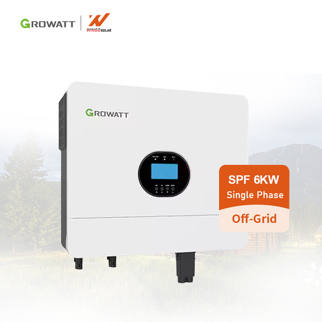 Factory Price Growatt SPF 6000 ES Plus Off-Grid Storage Inverter 6kW Ready Stock Single Phase Pure Sine Wave Solar Inverter