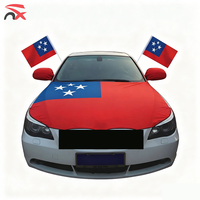 Drapeaux nationaux personnalisés de haute qualité Tonga, Fidji, Nouvelle-Zélande, Samoa, drapeau de voiture, housse de capot de voiture, housse de rétroviseur pour événements en plein air