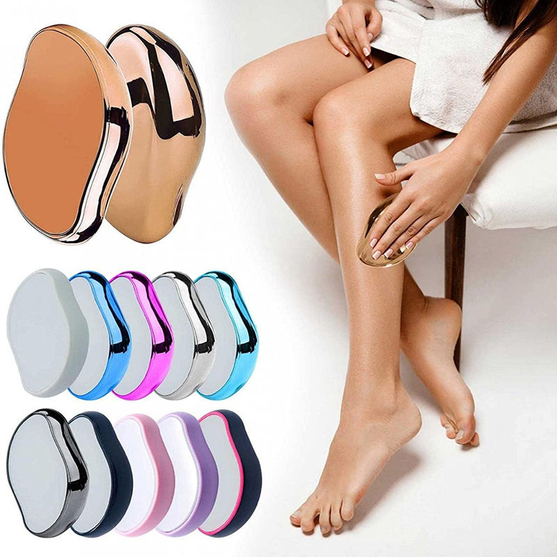 Leg hair Eraser Painless Exfoliation Hair Removal Tool Washable Epilator Without Shaving Smooth Skin Effect for Women and Men