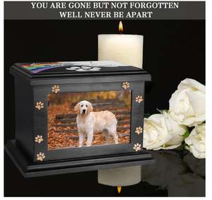 Köpekler kediler için özel <span class=keywords><strong>Pet</strong></span> anıt <span class=keywords><strong>Urns</strong></span> külleri, büyük ahşap cenaze anıt <span class=keywords><strong>Urns</strong></span> fotoğraf çerçevesi ile, kremasyon hatıra hafıza kutusu - Product Image 6