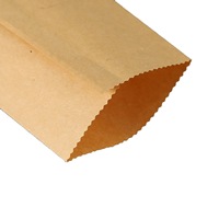 Sac en papier kraft personnalisé pour kit de couverts jetables, serviettes, ustensiles à emporter, emballage de couverts