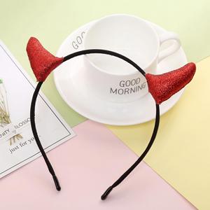 Diadema con Cuernos Rojos y Negros y Accesorios para el Cabello <span class=keywords><strong>de</strong></span> Dibujos Animados para Mujer: Estilo Festivo <span class=keywords><strong>de</strong></span> Halloween con Cuernos <span class=keywords><strong>de</strong></span> Diablo y <span class=keywords><strong>Ciervo</strong></span> - Product Image 1