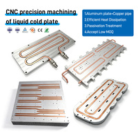 Servicios de Placas de Enfriamiento Líquido Personalizadas, Placa de Enfriamiento Líquido de Aluminio CNC, Mecanizado de Precisión, Placas Frías Plateadas