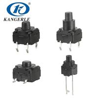 Interrupteur tactile en plastique et caoutchouc à 2 broches étanche IP67 KEL-G004/G005 pour machine à laver