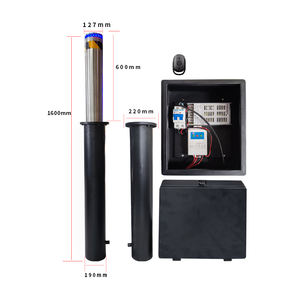 Konut kullanımı için otomatik geri çekilebilir paslanmaz çelik Driveway baba araba park sonrası trafik bariyeri - Product Image 1