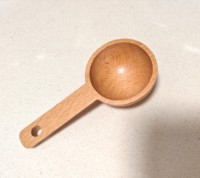 Cuillère doseuse multifonctionnelle en bois de hêtre écologique de 30 ml pour poudre protéinée, compléments nutritionnels et épices, idéale pour la cuisine