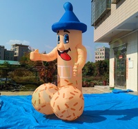 Equipo de alquiler de fiesta de Holanda Inflable Opblaasbare Ouwe Lul Abraham Globo viejo para Decoración de cumpleaños