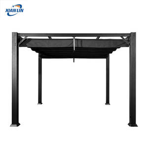 Waterdicht Aluminium Pergola Paviljoen Tuinhuisjes Tuinhuisje Uitbreiding Model Glijdende Grapevine Luifel Tuinhuisje Tuin - Product Image 1