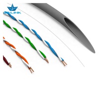 Fábrica OEM Cat5e UTP 4pr 24awg/Cat6/Cat6A/Cat7 Interior/Exterior Cobre CCA LAN Cable 305mtr Cable de comunicación