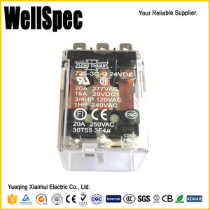 Relaismodule Feme Relais 24VDC 735-3C-C Afgedichte elektromagnetische hoogvermogen miniatuur 20A 277VAC 11P Algemeen gebruik SONG CHUAN - Product Image 3