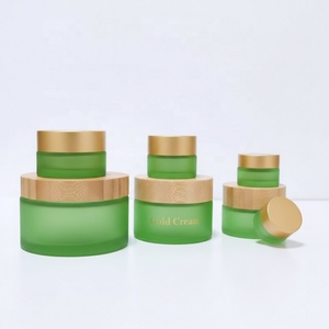 Emballages cosmétiques personnalisables avec logo givré, pots en verre à large ouverture de 10 g, 20 g, 30 g, 50 g pour les soins de la peau, crèmes nourrissantes - Product Image 3