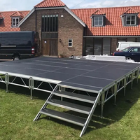 Scène en alliage d'aluminium modulaire portable pour les événements intérieurs/extérieurs Scène légère pliable d'assemblage facile pour les performances