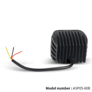 Cubo de luces estroboscópicas LED de 4 pulgadas con tirador de flash lateral blanco ámbar rojo azul para barco, camión, Jeep, ATV y SUV - Product Image 6