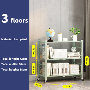 Nhà bếp tổ chức kệ sắt có thể gập lại Kệ nhà bếp tổ chức Kệ thép lưu trữ gấp lưu trữ Kệ đa tầng giá - Product Image 4