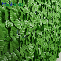 Clôture en feuille de gazon artificiel Imperméable Plante de gazon artificiel Clôture Grille Porte Protection UV Utilisation dans la cour