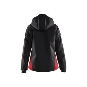 BLAKLADER - 497219779956S Chaqueta de concha forrada ligera para mujer Negro/Rojo-EAN 7330509684726 CHAQUETAS DE TRABAJO - Product Image 2