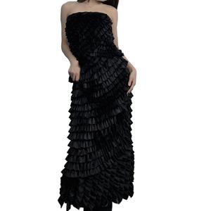 เดรสสายเดี่ยวลายจุดสีดำแฟชั่นสวยเซ็กซี่สำหรับผู้หญิง ลดราคาสุดฮอตประจำปี 2024 - Product Image 2