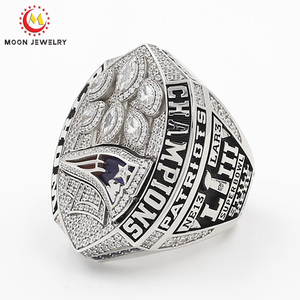 ANNEAUX DE CHAMPIONNAT BASKETBALL 2018 <span class=keywords><strong>SUPER</strong></span> LIII NOUVELLE ANGLETERRE PATRIOTS CHAMPIONSHIP <span class=keywords><strong>RING</strong></span> QUALITY SCHOOL TEAM CHAMPIONSHIP <span class=keywords><strong>RING</strong></span> - Product Image 5