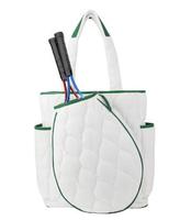 Sac de raquette de pickleball de luxe matelassé et pliable pour femme, sac à dos de tennis élégant, sac de sport portable pour raquette