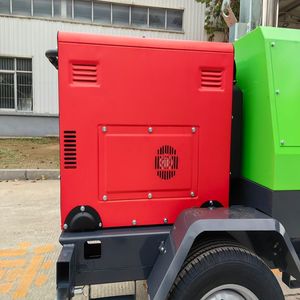 Năng lượng mặt trời Powered ánh sáng di động tháp Máy phát điện 5m 7m 9M Trailer ánh sáng tháp trắng LED DIESEL nhiên liệu cho bán - Product Image 5