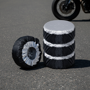 Housse de protection imperméable en polyester LCRTDS pour pneu de <span class=keywords><strong>voiture</strong></span>, 1 pièce, sac de <span class=keywords><strong>rangement</strong></span> pour <span class=keywords><strong>roue</strong></span> de secours, accessoires - Product Image 4
