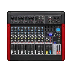 Professional 8 mono+2 stereo 10 channel Audio Mixer MX-12FX