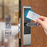 Kunci Pintu Hotel Elektronik Berkualitas Tinggi Ttlock App Tthotel Smart Hotel Lock Perangkat Lunak Gratis Sistem Hotel Kartu Kunci Rfid Nfc Brankas Elektronik Hotel