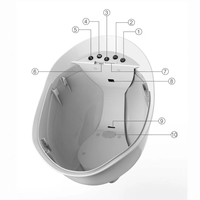 Casque de sécurité intelligent avec positionnement GPS WiFi 4G, protection IP64, caméra 1080P, batterie 5000mAh