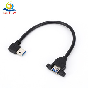 สายต่อขยาย USB 3.0 ชนิด A ตัวผู้ ถึง AF ยาว 0.3 ม. ทองแดงบริสุทธิ์แบบปิดสนิท สำหรับฮาร์ดไดรฟ์แบบพกพา - Product Image 4