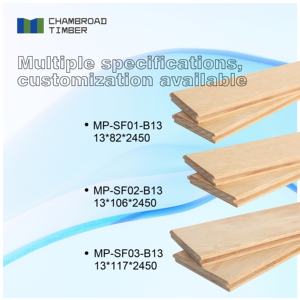 वेदरप्रूफ लकड़ी छत बोर्ड, पैटियो के लिए कम रखरखाव आउटडोर क्लैडिंग पैनल - Product Image 2