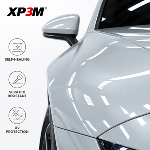 Film de protection de peinture (PPF) en vinyle TPU brillant OEM XP3M gris ciel 7,5 mil auto-réparant anti-rayures anti-jaunissement avec canaux de libération d'air - Product Image 4