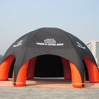 Tente araignée gonflable, dôme gonflable multi-arches, abri gonflable portable pour événements, promotion et activités en salons professionnels