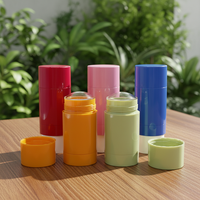 Contenant de savon liquide 15g 30g 50g 75g, emballage torsadé en matériau AS/PP/PCR, impression sérigraphique, forme cylindrique