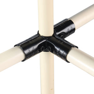 RELL קוטר 28mm צבעוני <span class=keywords><strong>ABS</strong></span> מצופה kaizen רזה צינור/צינור גמיש הרכבה מתכת מפרקי HJ-3/4BK/WZ - Product Image 6