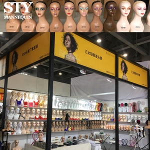 Cabeza de Maniquí de Terciopelo, Cabeza de Maniquí Femenina, Cabeza de Maniquí con Cuello Largo para Extensiones de Pestañas - Product Image 6
