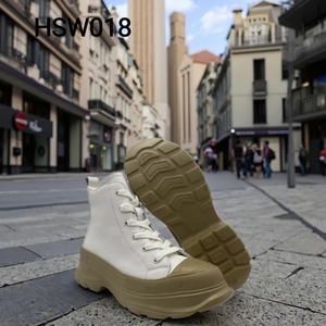 CXT, <span class=keywords><strong>Scarpe</strong></span> da Passeggio Urbane con Suola in Gomma ad Alta Elasticità, Comode Sneakers Bianche Non Irritanti per i Piedi HSW018 - Product Image 1