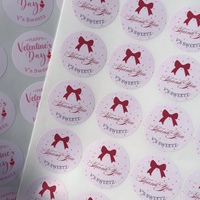 Etiquetas Redondas Personalizadas con Logotipo, Etiquetas en Hojas, Etiquetas con Logotipo de Marca para Pequeñas Empresas