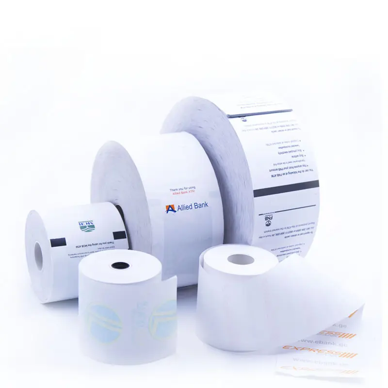 2 1/4"*16' 2.25" 0.72" Diameter Coreless Thermal Roll 57x20mm (WidthxDiameter) Common POS Papers