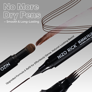 NIZORICK Kit Penna Riempitrice per <span class=keywords><strong>Barba</strong></span>, Polvere per <span class=keywords><strong>Barba</strong></span> Impermeabile, Trucco per <span class=keywords><strong>Barba</strong></span> più Spessa, Colorante per <span class=keywords><strong>Barba</strong></span> da Uomo - Product Image 4