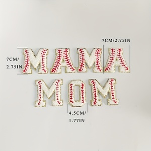 All'ingrosso tutti i tipi di moda Pacthes Design personalizzato ricamo ciniglia toppe ferro sul distintivo del fumetto - Product Image 2