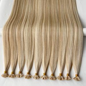 Conector Plano de Punta Pequeña, Cómodo de Usar, Precio de Fábrica 2026 # Cabello Virgen 100% de Doble Trama para Salón, 18-22 Pulgadas - Product Image 1