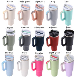 Custom 40oz Stainless Steel Vacuum Insulated Tumbler with Handle and Lid 6-12 Hours Thermal Insulation for Adventure Travel - Product Image 2