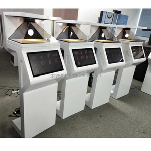 Vitrine d'affichage holographique 3D <span class=keywords><strong>pyramide</strong></span> à 270 degrés de 42 pouces, construction métallique - Product Image 4