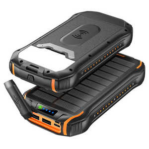 Xách tay Powerbank sản phẩm điện tử OEM 20000mAh 26800mAh công suất lớn không dây sạc nhanh phí năng lượng mặt trời ngân hàng điện - Product Image 4