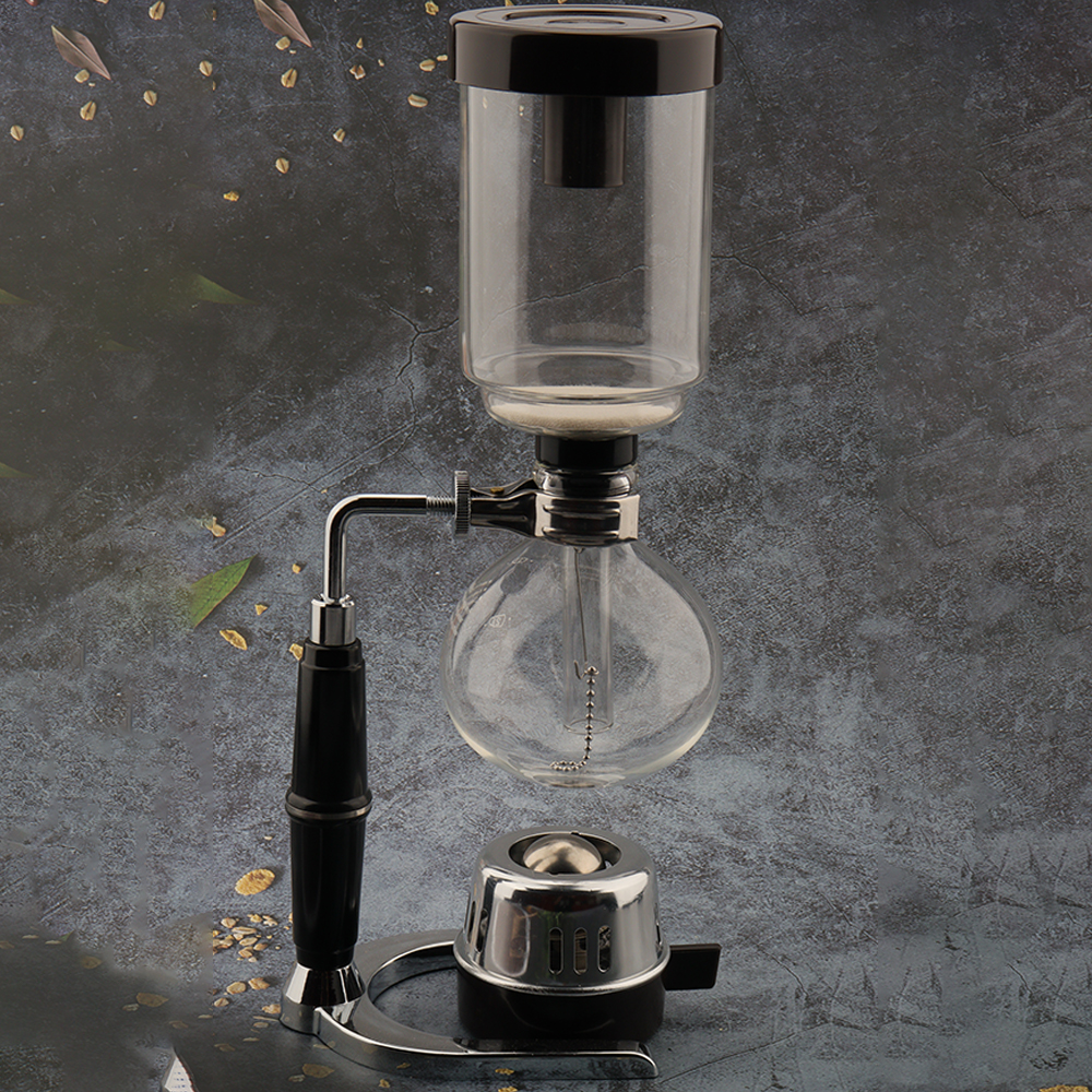 Pembuat Kopi Siphon Kaca Dapur Rumah 3/5 Cangkir Pembuat Kopi Siphon Keseimbangan Syphon Pembuat Kopi